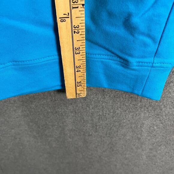 Sport Savvy Petite French Terry Straight Leg Ankle Pant Tropical Blue, Petite 5X - Picture 4 of 9